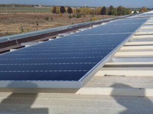 Solarpaneele für das Werk in Fundulea