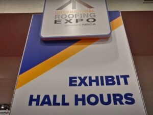 We’re excited to share our incredible experience at the International Roofing Expo
